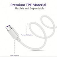 Câble USB-C de transfert de données et de charge haute vitesse 5A, meilleur prix