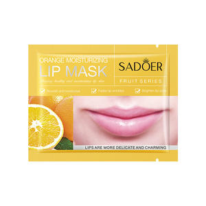 SADOER 2025 New Fruit Extract Moist urizing Sheet Lippen pflege maske OEM ODM Nou rishing Dry Lip Schlaf maske - Product Image 5