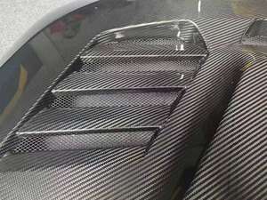 M2 G87 tudung Model V serat karbon kering baru-baut Billet vertikal hitam Fitment Universal dengan klip garansi 1 tahun - Product Image 3