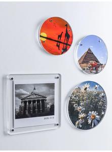 Aimant de réfrigérateur magnétique acrylique photo cadre photo décorations réfrigérateur cadres de photographie - Product Image 6