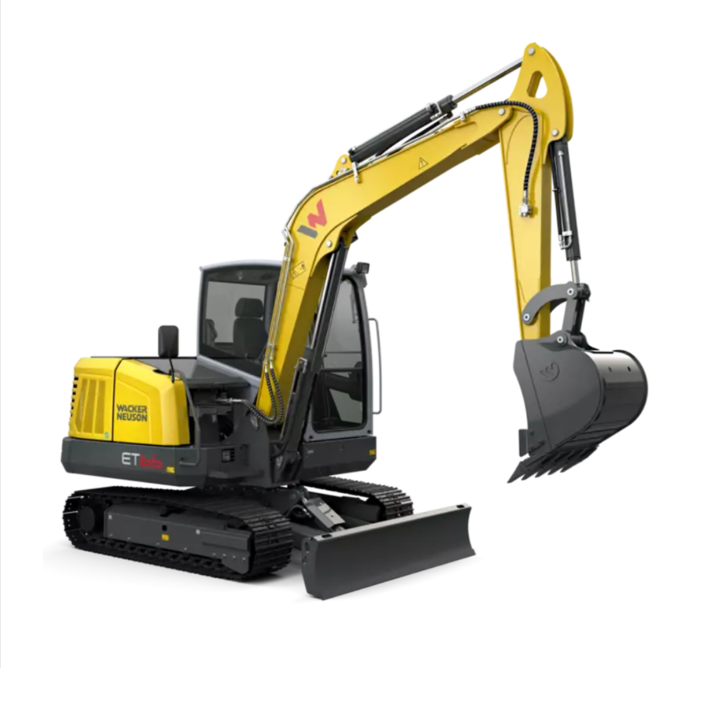 Гидравлический гусеничный экскаватор Wacker Neuson ET66 для городского и дорожного строительства