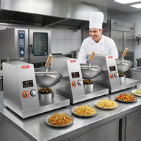 Robot de cuisine WOK commercial de luxe Semikron pour restaurant, haute efficacité, économie d'énergie, cuisson automatique des nouilles frites