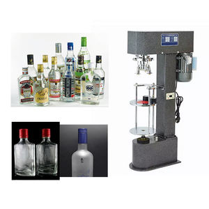 Semi-automatische metalen caps fles capping capper/glazen fles schroef het afdekken machine