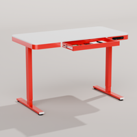 PRORIALS Escritorio Inteligente Moderno con Motor Eléctrico, Mesa de Pie Ajustable con Cajón, Altura Regulable, Ergonómico, Ejecutivo, Metálico