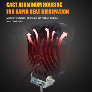 4-Inch Faros Auxiliares LED Car Accessories 27W White LED Lights Other Auto Parts Faros Lupa LED Lights for Autos - Product Image 5