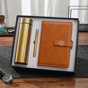 Wholesale Wholesale Promotional Luxury Business Wedding <b>Gift</b> Set Notebook Cup Pen Bottle Multi-Color Custom Size Logo Silk - Product Image 6