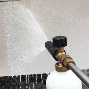 Pistola de Espuma Hanggao con Conexión Rápida de 1/4, Boquilla de Latón para Lavado de Autos, Operación Manual - Product Image 2