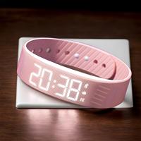 Bracelet Connecté à Écran OLED Digital avec Alarme Vibrante, Rappel par Vibration, Étanche pour Montre Connectée