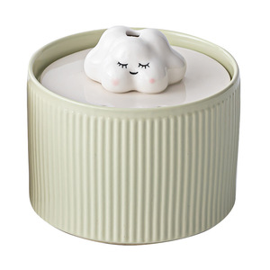 Distributeur d'eau pour chat Cloud Cat, vert clair, circulation automatique, distributeur de nourriture pour animaux de compagnie - Product Image 4