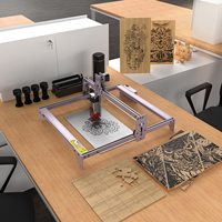 Máquina de grabado láser ATOMSTACK A5 Pro 5,5 W con rodillo láser R3 Pro de 360 ° F30 30L/min cortador CNC de asistencia de aire
