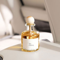 Désodorisant en spray parfumé au thé blanc Oolong pour la maison et la voiture, parfum de thé naturel longue durée, flacon en verre