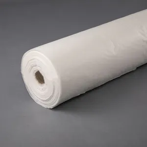 Alta qualidade Pva rolo água quente dissolvendo papel solúvel em água Tecido não tecido para bordado Backing logotipo personalizado branco