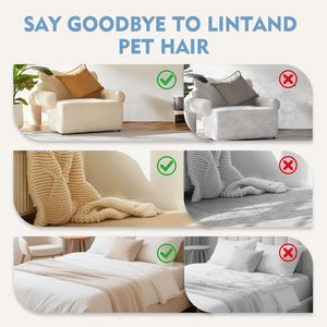 New Design Animal Fur Removal Tool Upgraded Five-Finger Electrostatic Pet Hair Glove <b>for</b> <b>Bed</b> Mat <b>Sofa</b> - Product Image 2