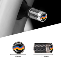 Cache-poussière multicolore personnalisé pour pneus de voiture Capuchons de tige de valve d'air de jante en alliage d'aluminium avec logo personnalisé Nouveau pneu solide
