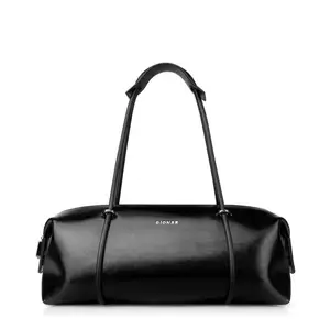 Vintage Pu Leather Boston Bags Women's Fitness Pillow Handbags Large Capacity Sports Tote Bag Custom Travel Duffel Bag 2024