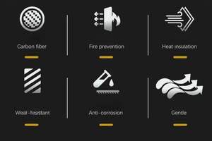 大人用カーボンファイバー防火服 - Product Image 2