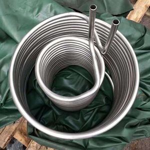 Nahtlose Edelstahlrohr-Kühl schlange 201/202/304/316/2205/439 Rundmuster-Wärme tauscher - Product Image 5