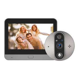 กล้องตาแมวอัจฉริยะ Tuya Smart 3MP WIFI พร้อมวิดีโอออด ตรวจจับความเคลื่อนไหวด้วย PIR หน้าจอ LCD 4.3 นิ้ว พร้อมจอภาพ - Product Image 1