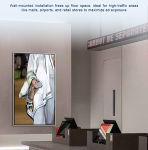 1080P 4k thông minh tương tác kỹ thuật số biển bảng Android <span class=keywords><strong>LCD</strong></span> màn hình cảm ứng hiển thị trong nhà treo tường quảng cáo kiosk Totem - Product Image 3