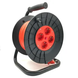 cable reel with extension wire, cable reel with extension wire