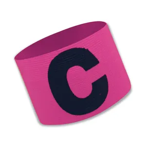 스팟 컬러 캡틴 팔찌 축구 게임 훈련 팔찌 어린이 탄성 Armlet C 워드 마크는 로고를 인쇄 할 수 있습니다