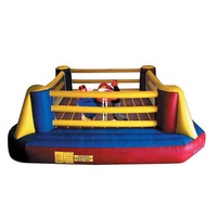 Anneaux de boxe gonflables professionnels interactifs de haute qualité pour enfants et adultes, anneaux de lutte pour la vente