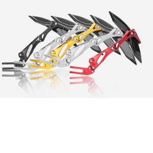 Guardabarros de rueda trasera ajustable para motocicletas, accesorio extensor de extensión Universal de aleación de aluminio de fibra de carbono CNC - Product Image 3