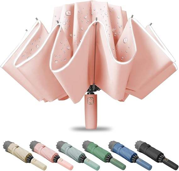 Parapluie Pliable Automatique Avec Protection Solaire Et Uv-234