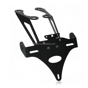 Accessoires Moto Monster1200 Support de Plaque d'Immatriculation pour <span class=keywords><strong>Ducati</strong></span> <span class=keywords><strong>Monster</strong></span> 1200 S R 939 S <span class=keywords><strong>950</strong></span> S - Product Image 4
