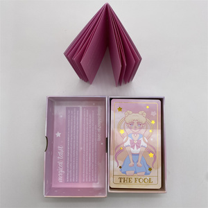 Carte dei Tarocchi Personalizzate con Bordo Dorato, Mazzo di Tarocchi Personalizzato con Guida e Scatola Rigida, Design di Lusso per Collezione di Letture Mistiche - Product Image 2