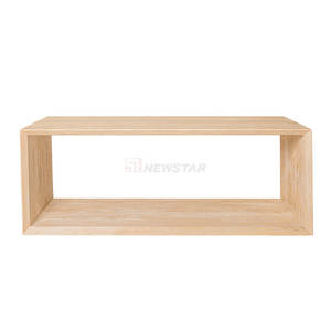 Tavolini <span class=keywords><strong>da</strong></span> Caffè Moderni dal Design Semplice, Cubo in Marmo Traforato, <span class=keywords><strong>Tavolino</strong></span> <span class=keywords><strong>Basso</strong></span> con Base in Travertino - Product Image 2