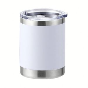 Short Cylinder Mini 10oz Stainless Steel Driving Tumbler Multi Matte Color Food Safe Daily Drinking <b>Mug</b> - Product Image 1