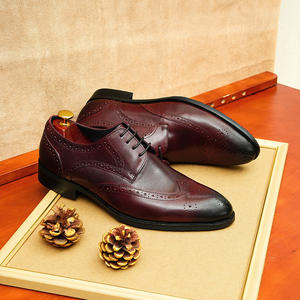 Zapatos de vestir formales para hombre estilo italiano, cuero genuino, zapatos Oxford hechos a mano, zapatos formales casuales de negocios - Product Image 2