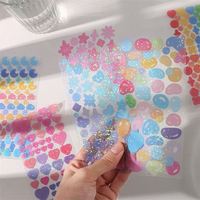 Feuille d'autocollants déco imperméables en vinyle autocollant transparent imprimé personnalisé sans quantité minimale de commande pour les étiquettes d'emballage