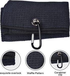 Ensemble cadeau de golf personnalisé à prix d'usine, serviette de golf en microfibre magnétique, brosse de golf promotionnelle - Product Image 4
