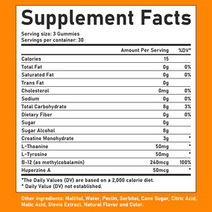 Lower MOQ Sugar Free <b>Creatine</b> Gummies 90 Count Reduce Fatigue Support Cognitive Function <b>Creatine</b> <b>Monohydrate</b> Supplement - Product Image 3