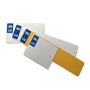 Placa de Matrícula de Aluminio Reflectante para Automóvil y Motocicleta, Estilo Europeo, con Logotipo Personalizado, Blanca, al por Mayor - Product Image 5