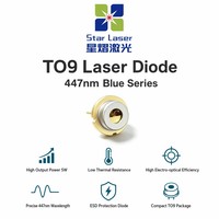 Diode laser bleue OSRAM PLPT9 450LB_E d'origine, 455 nm, 5000 mW, TO-9, pour module de gravure et de découpe laser CNC
