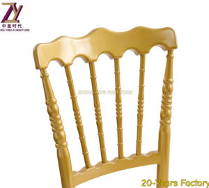 Chaises de mariage Napoléon en métal empilables pour les fêtes en plein air Conception de banquet pour les hôtels pour les repas et les événements Hall - Product Image 6