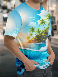 T-Shirt Casual a Tema <span class=keywords><strong>Rock</strong></span> & Festival - 100% Poliestere Traspirante ad Asciugatura Rapida con Stampa Grafica per Amanti della <span class=keywords><strong>Musica</strong></span> - Product Image 1