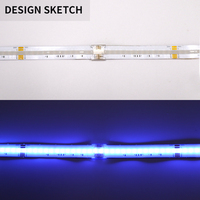 Connecteurs de bande LED sans soudure, branchement rapide, 8 mm, 10 mm, 12 mm, connecteur de bande LED COB sans couture avec câble à 4 ou 5 broches