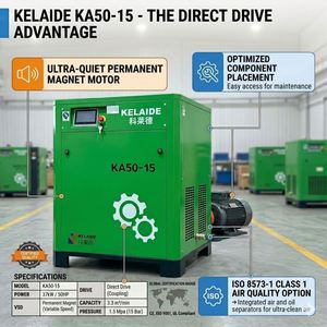 Sécheur d'air intégré KELAIDE KXG30-208 16 bars 45 kW pour machine de découpe laser, sécheur d'air déshydratant à point de rosée stable, haute efficacité - Product Image 5