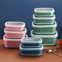 Hält Frisch und Warm Edelstahl Runde Versiegelte Kühlschrank-Lunchbox Mikrowellengeeignete Frischhalte-Bento-Box