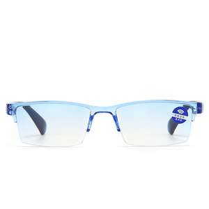 Lunettes de lecture anti-lumière bleue TikTok, monture PC, verres AC, protection 200 degrés, design dégradé unisexe pour le soin des yeux - Product Image 3