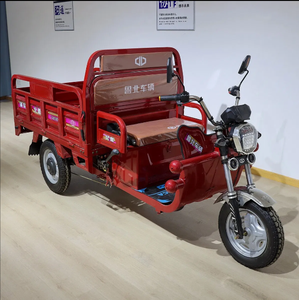 Petit tricycle solaire puissant en aluminium à carrosserie ouverte avec benne basculante motorisée pour adultes, moto - Product Image 2