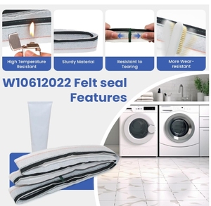 W10612022 PS8691753 Joint en feutre pour tambour arrière du sèche-linge compatible avec Amana Crosley Whirlpool Maytag <span class=keywords><strong>Ken</strong></span> More AP5737110 - Product Image 4