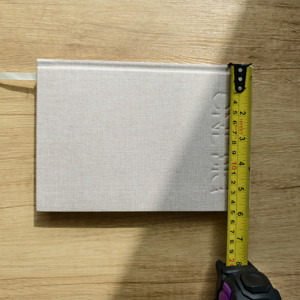 Carnet A5 personnalisé gaufré <span class=keywords><strong>de</strong></span> haute qualité en tissu <span class=keywords><strong>de</strong></span> lin, couverture rigide, vente en gros, journal ligné pour le bien-être personnel - Product Image 3