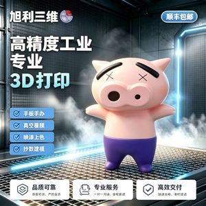 Figurine de personnage d'anime 3D Xuli en résine ABS, service de modélisation personnalisée par impression 3D - Product Image 3