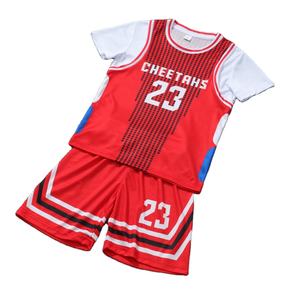 Unisex jeugd basketbal shirt en shorts sets - Ademend, sneldrogend, antibacterieel, duurzaam, teamsportkleding, plus size verkrijgbaar - Product Image 1