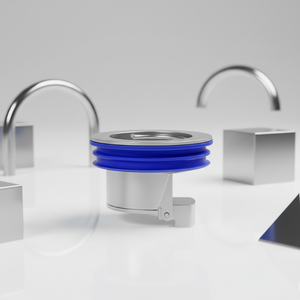 Tapa de Drenaje de Baño Moderna de Latón Cepillado de 42 mm, Autosellante para Evitar la Infestación de Insectos y el Reflujo para el Drenaje del Suelo del Inodoro - Product Image 2